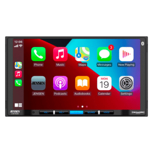 Jensen CAR70V 7" Digital Media Receiver Compatible with Android Auto and Apple CarPlay