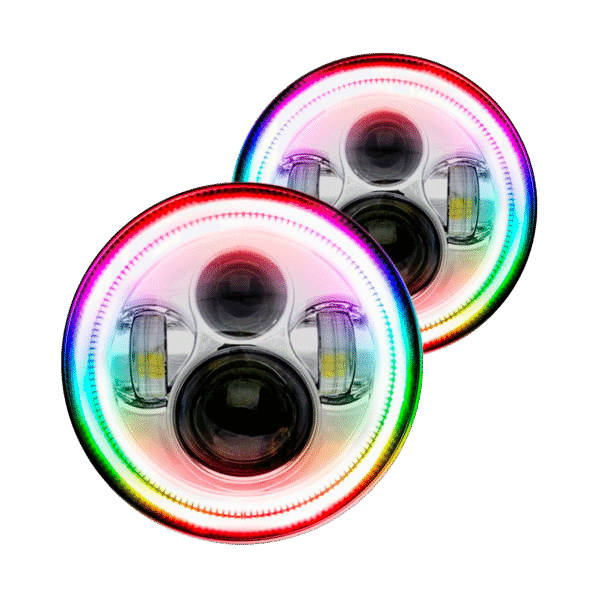 Oracle Lighting® - Round Color Halo Sealed Beam Headlights