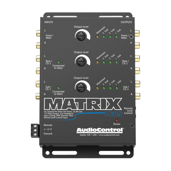 Audio Control® - Matrix Plus 6-Channel Line Driver