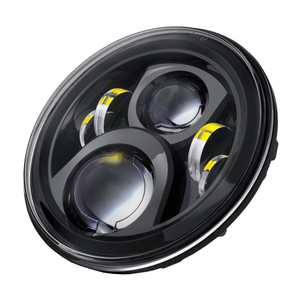 Lumen® - 7" Round Black Projector LED Headlights (H6024) - Image 2