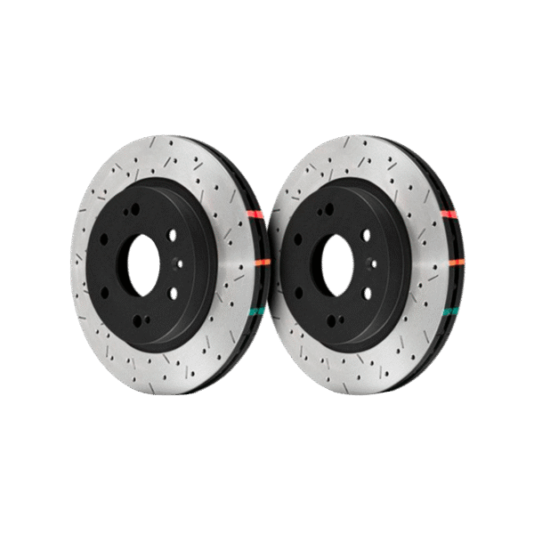 DBA Drilled and Slotted 4000 XS Brake Rotor - Image 2